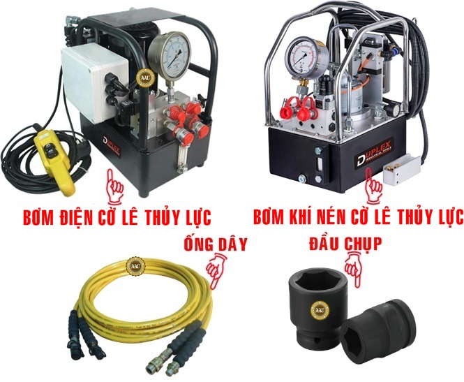 Co le thuy luc, co le thuy luc dang trong 2247 - 22899 N.m, Low Profile Hydraulic Torque Wrench, http://thegioithuyluc.com.vn