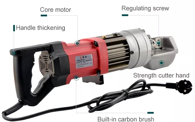 cấu tạo máy cắt sắt thủy lực chạy điện RC-16A